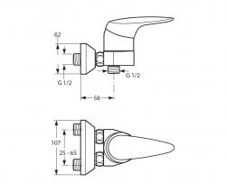 Ideal Standard CeraMix Classic shower tap - 2