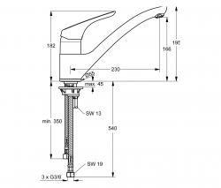 Ideal Standard CeraSprint Neu kitchen tap - 2