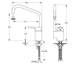 Ideal Standard CeraSprint Neu kitchen tap - 2