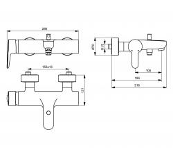 Ideal Standard Connect Blue Bath tap - 2