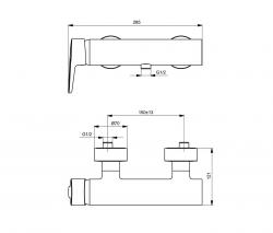 Ideal Standard Connect Blue Shower tap - 2