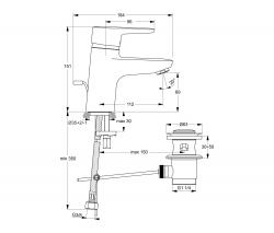 Ideal Standard Connect Blue Wash-basin tap - 2