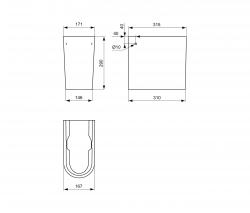 Ideal Standard Tonic wash basin stand - 2