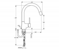 Ideal Standard Nora kitchen tap - 2