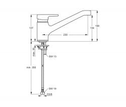 Ideal Standard Ideal Standard Active kitchen tap - 2