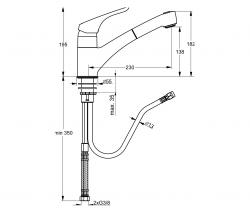 Ideal Standard Ideal Standard CeraSprint Neu kitchen tap - 2