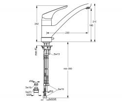 Ideal Standard Ideal Standard CeraSprint Neu kitchen tap - 2