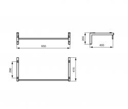 Ideal Standard Ideal Standard SoftMood console carrier - 2