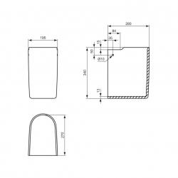 Ideal Standard Ideal Standard SoftMood wash basin wallstand - 2