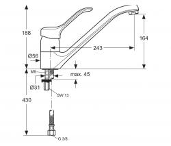 Ideal Standard Cera L Küchenarmatur - 2