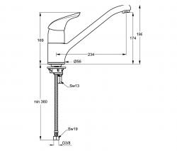 Ideal Standard CeraPlan Neu Küchenarmatur - 2