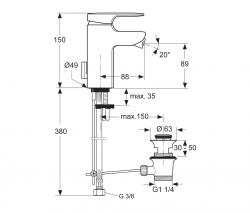 Ideal Standard Moments биде tap - 2