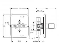 Ideal Standard Moments Thermostat - 2