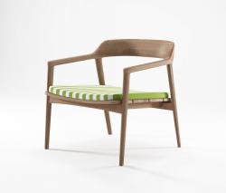 Изображение продукта Karpenter Grasshopper мягкое кресло с подушкой SUNBRELLA MACAO STRIPE