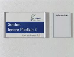 Meng Informationstechnik tube+panel Direction signs wall-mounted - 3