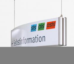 Meng Informationstechnik system seven Direction signs ceiling suspended - 5