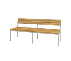 Mamagreen Oko bench 185 cm со спинкой (post legs - random) - 1