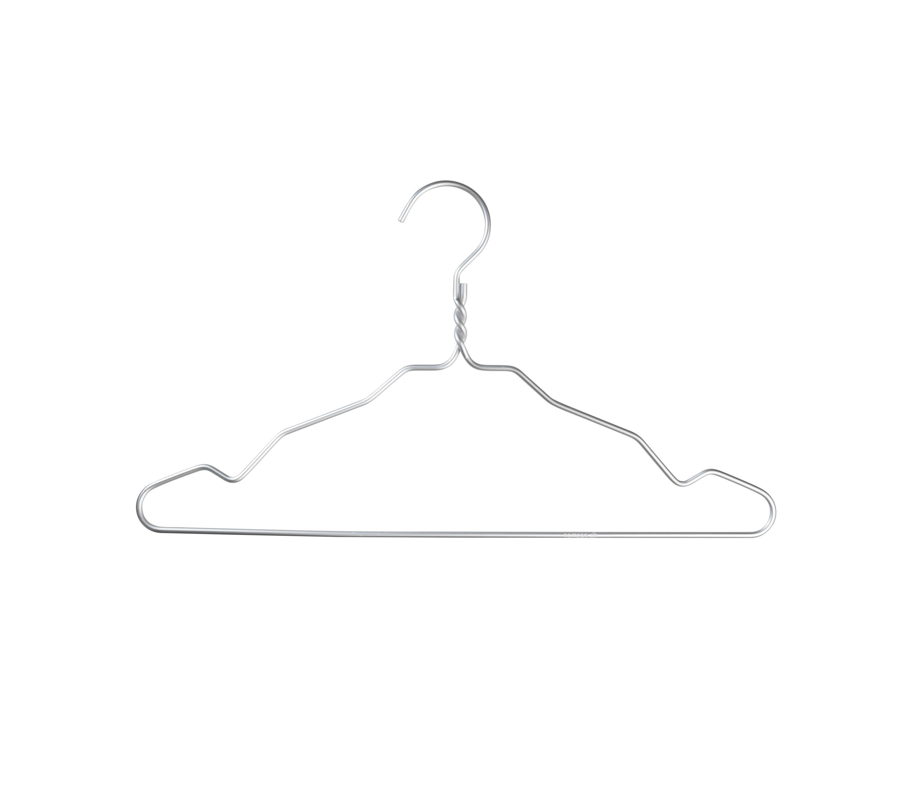 Вешалка-плечики для одежды Доляна, размер 40-44, цвет хром