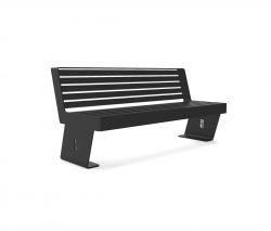 Urbo Noir bench - 2