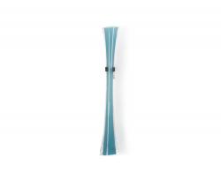 SkLO pull rod wallpiece new blue w/ vertical wall mount dark oxidized - 1