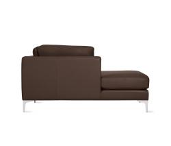 Design Within Reach Albert Sectional Chaise Left в коже - 3