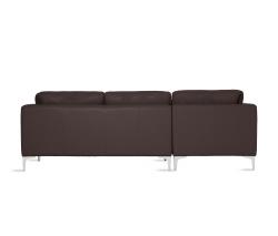 Design Within Reach Albert Sectional Chaise Left в коже - 4