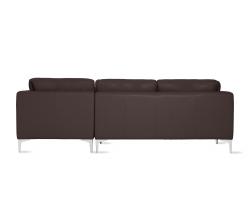 Design Within Reach Albert Sectional Chaise Right в коже - 4