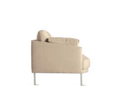 Design Within Reach Camber 81” диван с обивкой из ткани, стальные ножки - 2