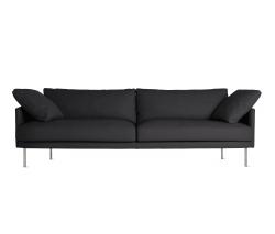 Design Within Reach Camber 93” диван в коже, стальные ножки - 1