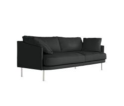 Design Within Reach Camber 93” диван в коже, стальные ножки - 2