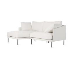 Design Within Reach Camber Compact Sectional в коже, Left, Onyx Legs - 2
