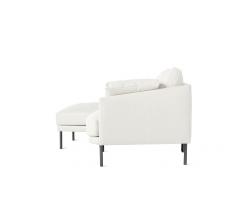 Design Within Reach Camber Compact Sectional в коже, Left, Onyx Legs - 3