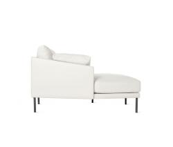 Design Within Reach Camber Compact Sectional в коже, Left, Onyx Legs - 4
