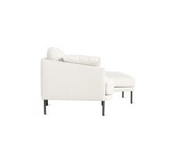 Design Within Reach Camber Compact Sectional в коже, Right, Onyx Legs - 3