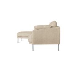 Design Within Reach Camber Full Sectional с обивкой из ткани, Left, стальные ножки - 3