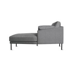 Design Within Reach Camber Full Sectional с обивкой из ткани, Right, Onyx Legs - 4