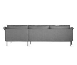 Design Within Reach Camber Full Sectional с обивкой из ткани, Right, Onyx Legs - 5