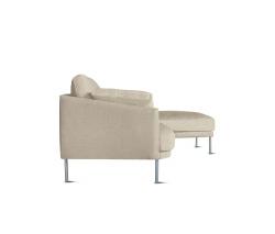 Design Within Reach Camber Full Sectional с обивкой из ткани, Right, стальные ножки - 3