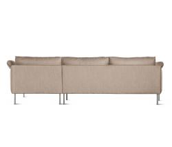 Design Within Reach Camber Full Sectional с обивкой из ткани, Right, стальные ножки - 5