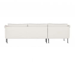 Design Within Reach Camber Full Sectional в коже, Left, Onyx Legs - 4