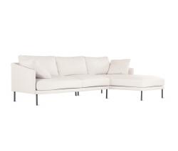 Design Within Reach Camber Full Sectional в коже, Right, Onyx Legs - 2