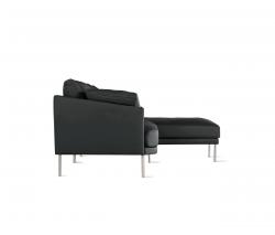 Design Within Reach Camber Full Sectional в коже, Right, стальные ножки - 3
