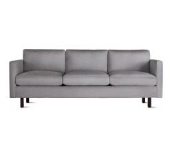 Design Within Reach Goodland диван с обивкой из ткани, Walnut Legs - 1