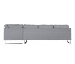 Design Within Reach Goodland Large Sectional с обивкой из ткани, Left, стальные ножки - 3