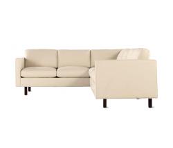 Design Within Reach Goodland Large Sectional в коже, Right, Walnut Legs - 2