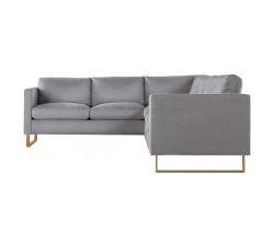 Design Within Reach Goodland Large Sectional с обивкой из ткани, Right, ножки из бронзы - 2