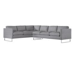 Design Within Reach Goodland Large Sectional с обивкой из ткани, Right, стальные ножки - 1