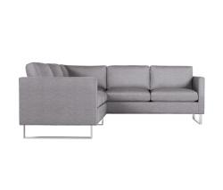 Design Within Reach Goodland Small Sectional с обивкой из ткани, стальные ножки - 2