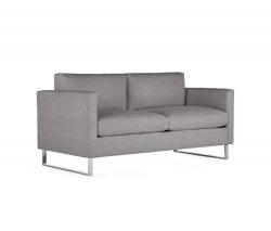 Design Within Reach Goodland Two-Seater диван с обивкой из ткани, стальные ножки - 2