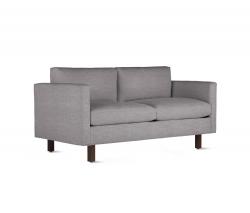 Design Within Reach Goodland Two-Seater диван с обивкой из ткани, Walnut Legs - 2